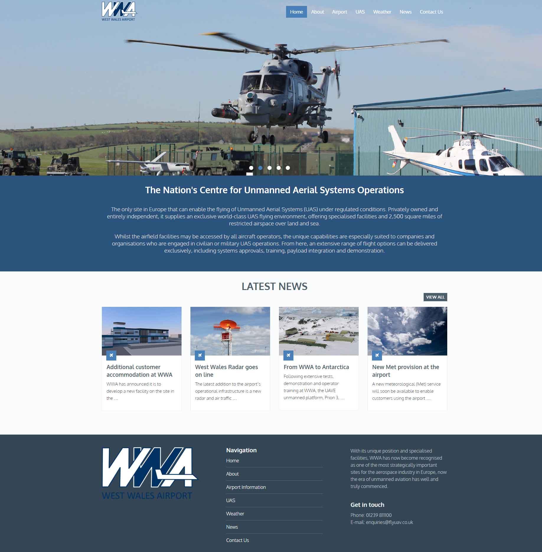 West Wales Airport Aberporth - Coast Web Solutions | Website Design ...